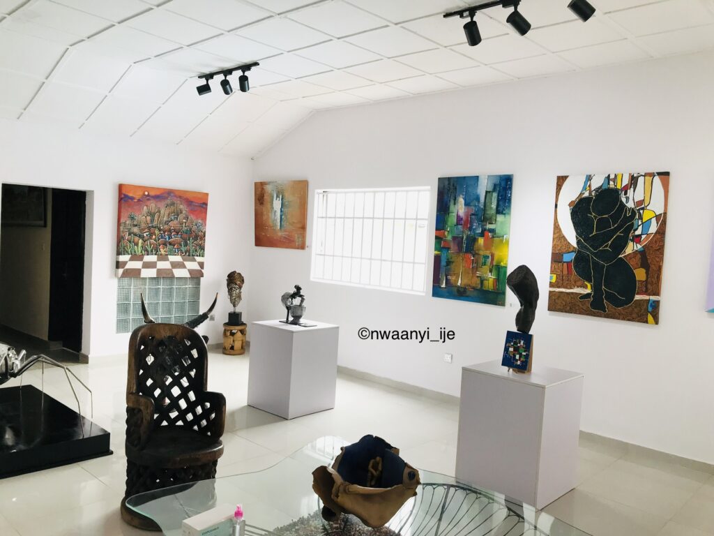 Inside gallery (a)