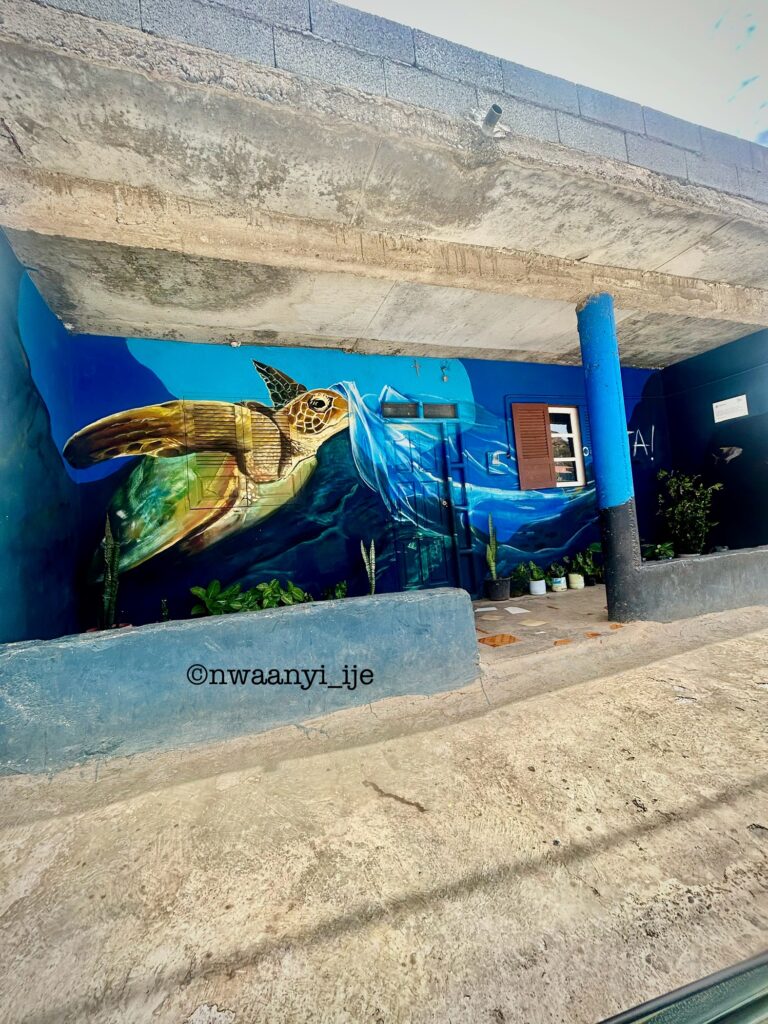 Turtle wall mural